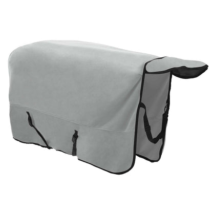 Horse Blanket Full Light Grey and Pink 135 cm Polyester