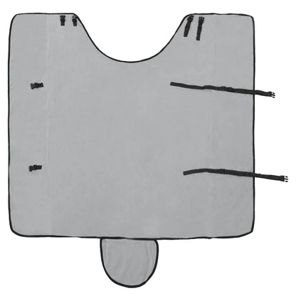 Horse Blanket Full Light Grey and Pink 165 cm Polyester