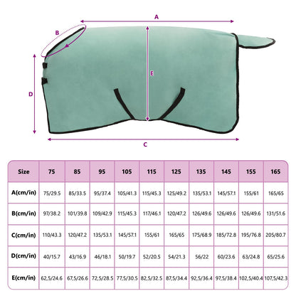 Horse Blanket Special Green 85 cm Polyester