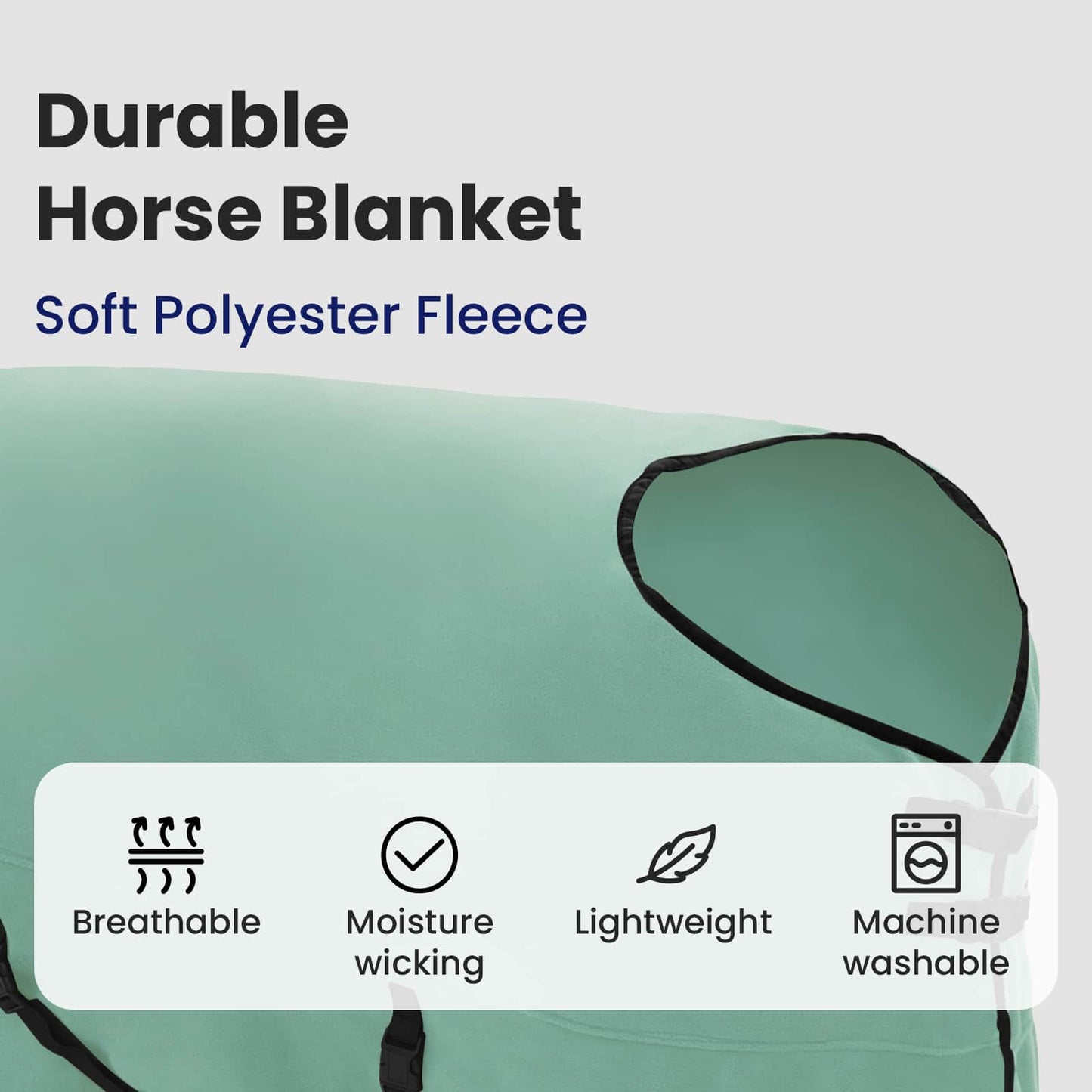Horse Blanket Special Green 125 cm Polyester