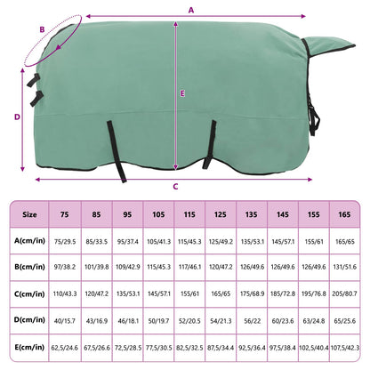 Horse Blanket Special Green 155 cm Polyester