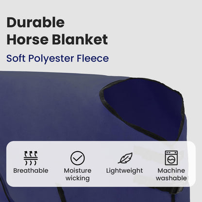 Horse Blanket Navy Blue 85 cm Polyester