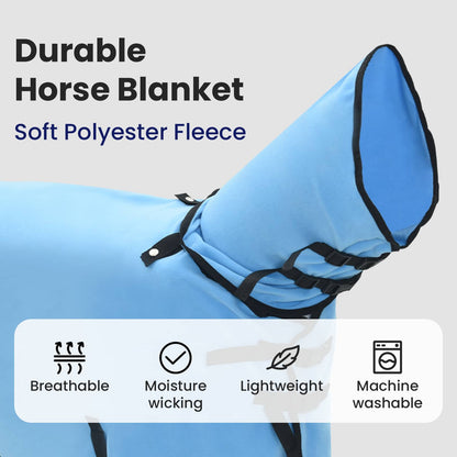 Horse Blanket Full Aqua 95 cm Polyester