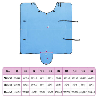 Horse Blanket Full Aqua 125 cm Polyester