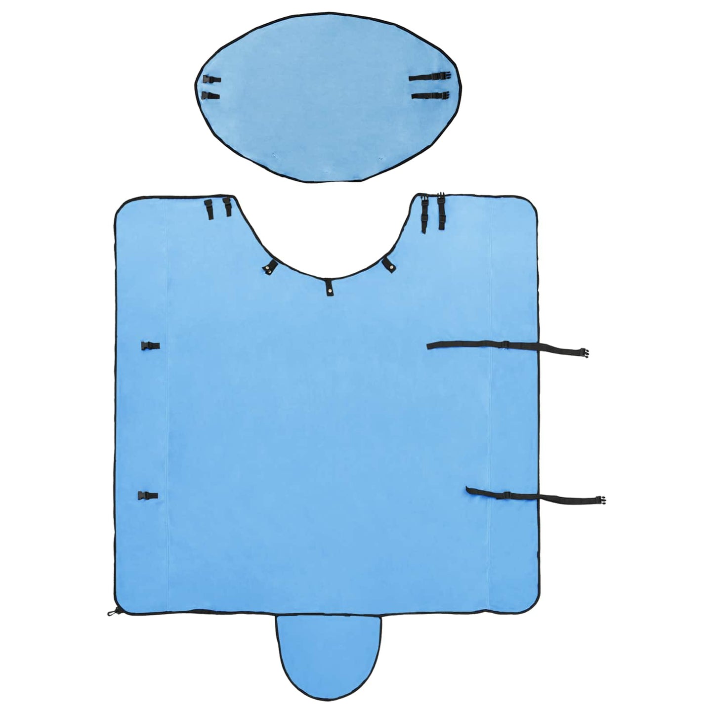 Horse Blanket Full Aqua 125 cm Polyester