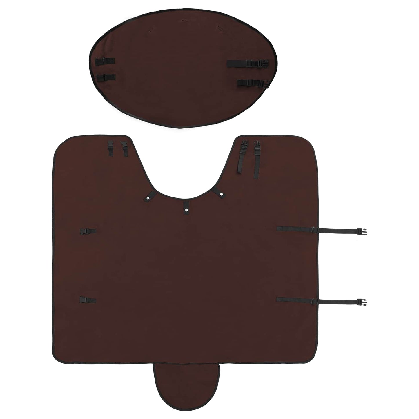 Horse Blanket Full Dark Brown 85 cm Polyester