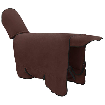 Horse Blanket Full Dark Brown 145 cm Polyester