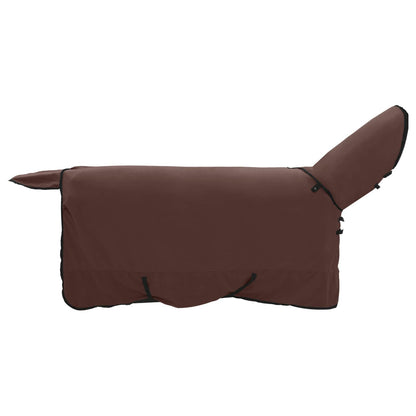 Horse Blanket Full Dark Brown 155 cm Polyester