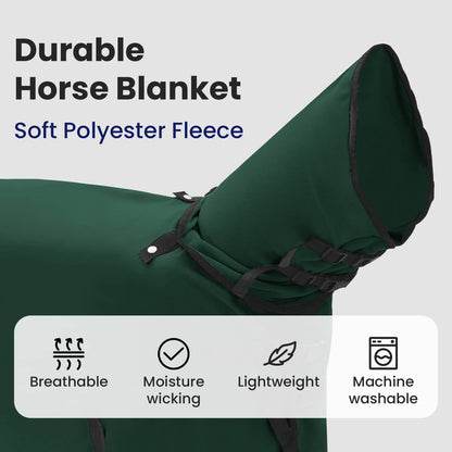 Horse Blanket Full Dark Green 75 cm Polyester