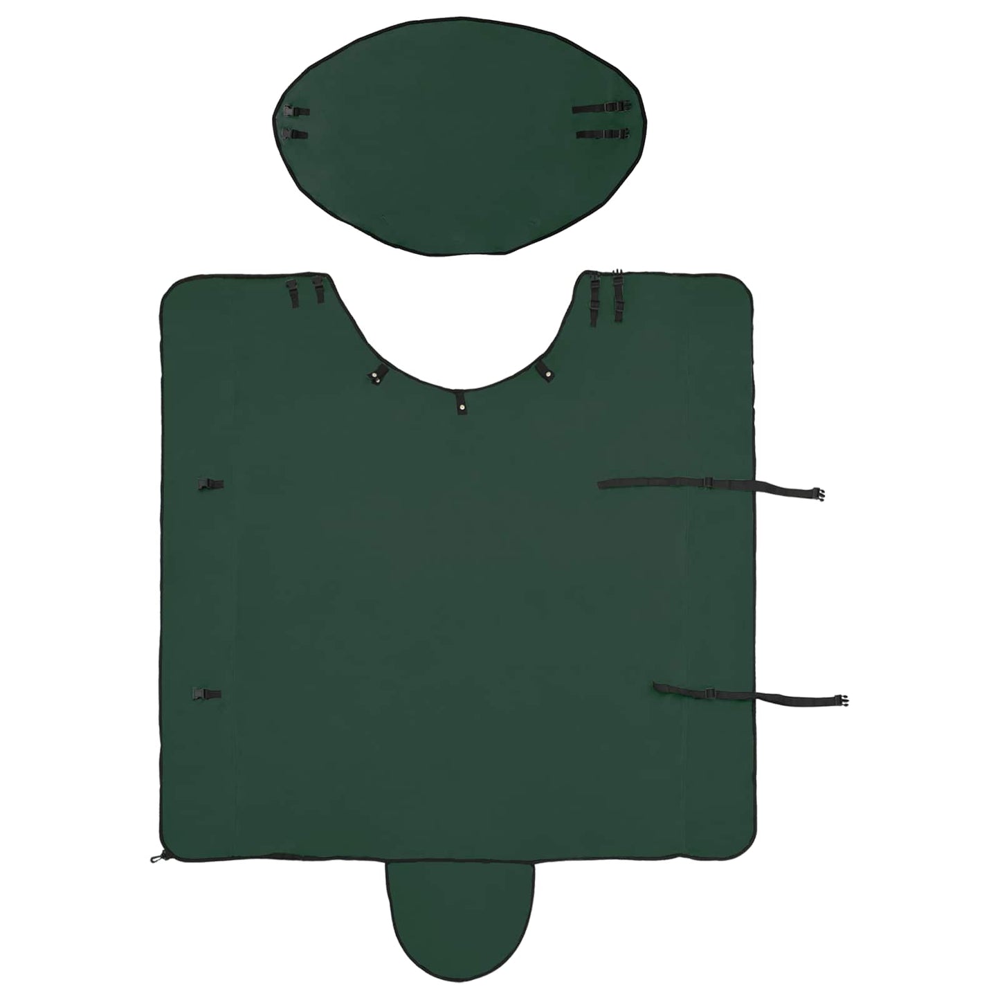 Horse Blanket Full Dark Green 125 cm Polyester