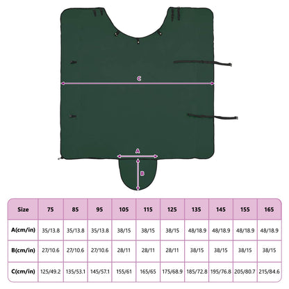 Horse Blanket Full Dark Green 155 cm Polyester