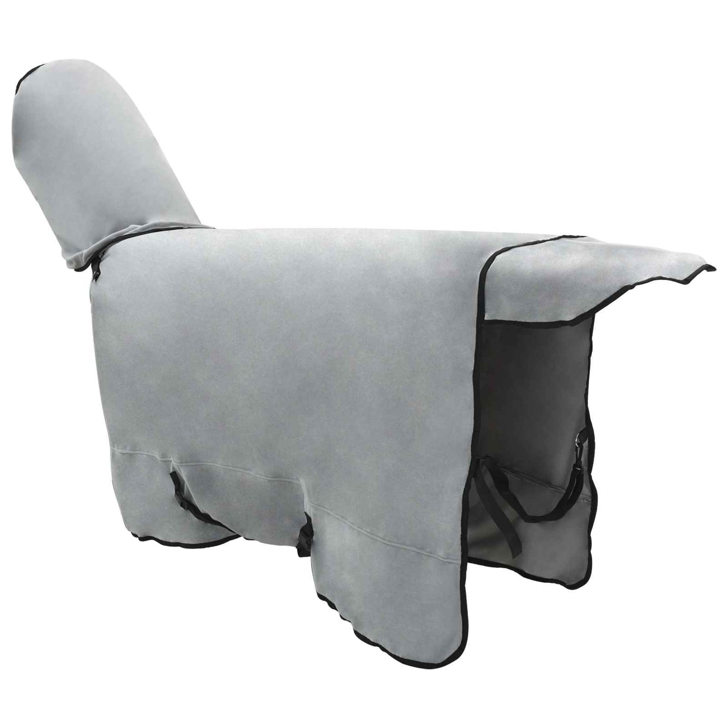 Horse Blanket Full Light Grey and Pink 135 cm Polyester