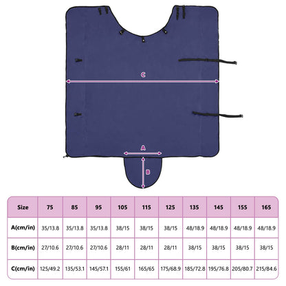 Horse Blanket Navy Blue 125 cm Polyester
