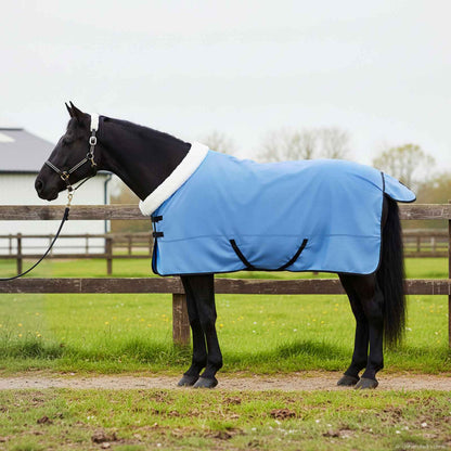 Horse Blanket Full Aqua 155 cm Polar fleece