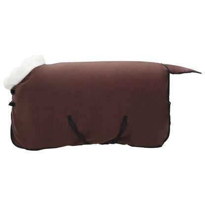 Horse Blanket Full Dark Brown 105 cm Polar fleece
