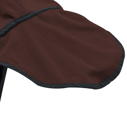 Horse Blanket Full Dark Brown 145 cm Polar fleece