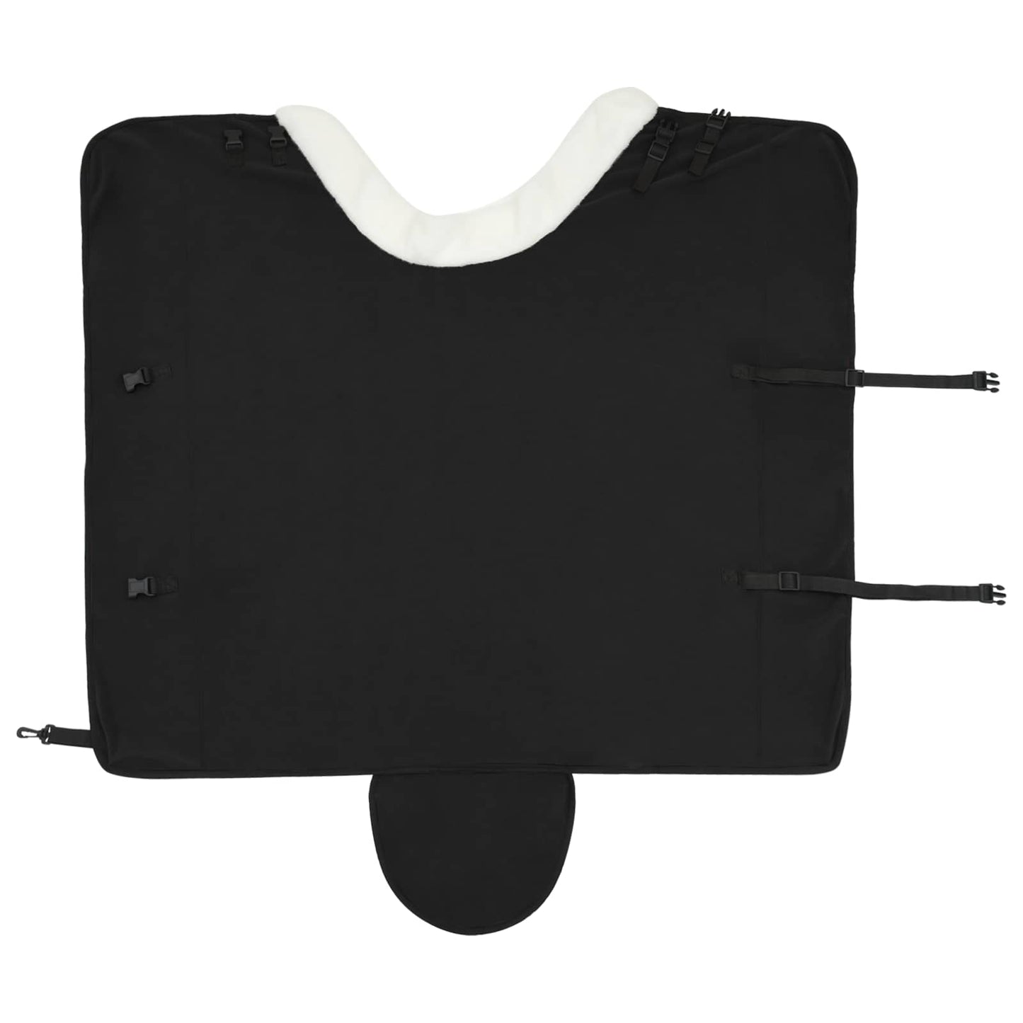 Horse Blanket Black 165 cm Polar fleece