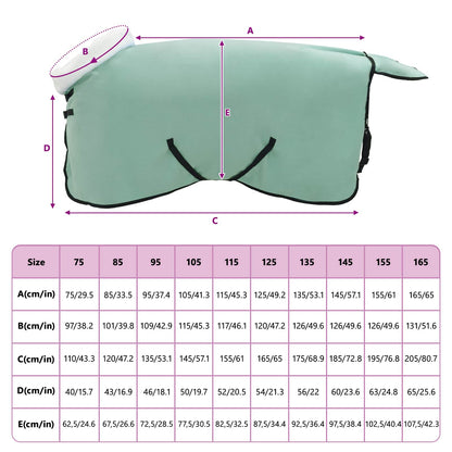 Horse Blanket Special Green 95 cm Polar fleece