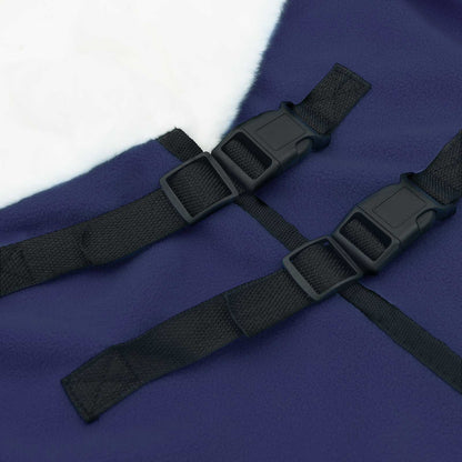 Horse Blanket Navy Blue 165 cm Polar fleece