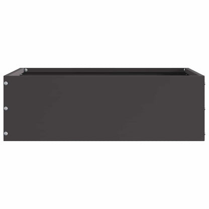 Lawn Edging Black 40 x 40 x 13 cm Steel