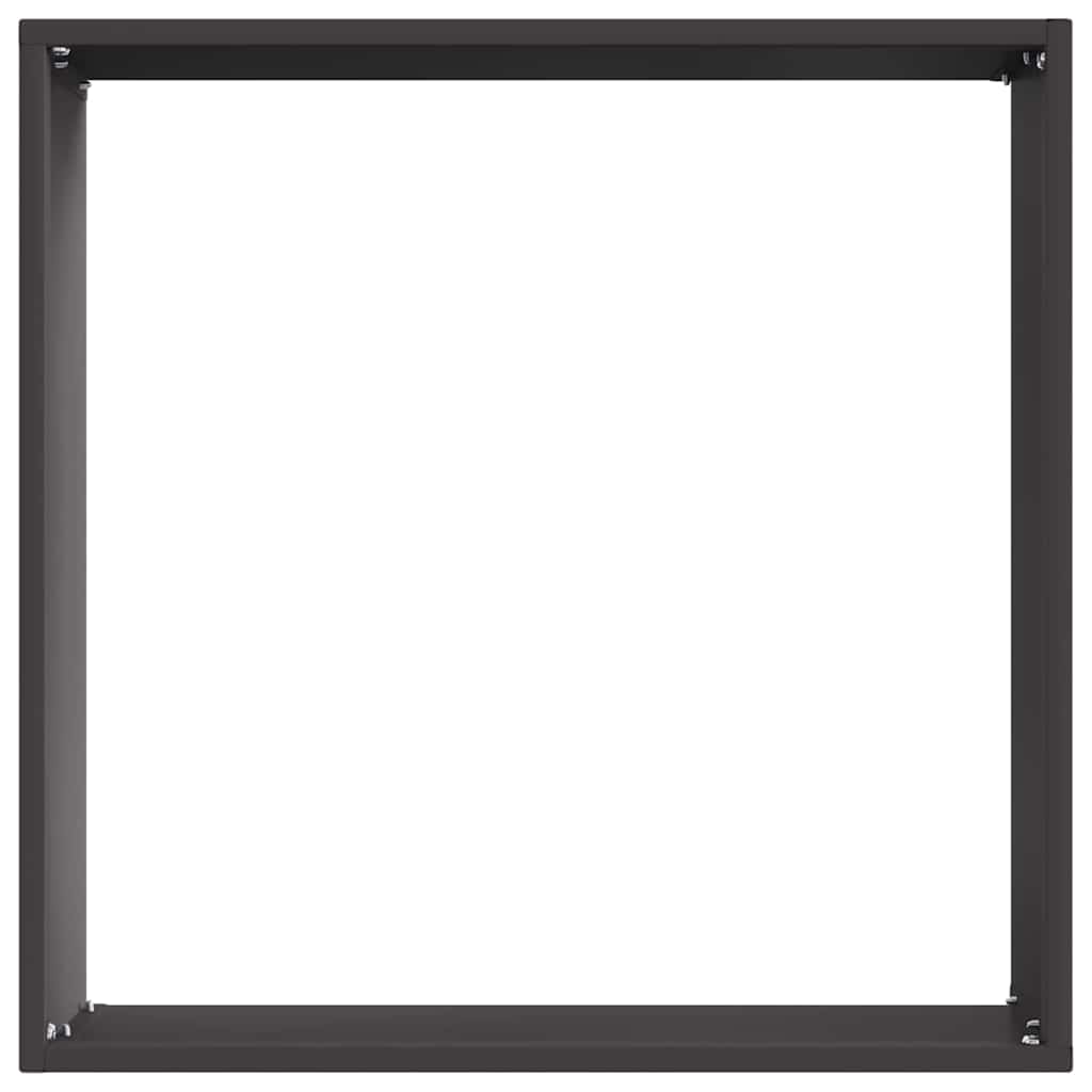 Lawn Edging Black 40 x 40 x 13 cm Steel