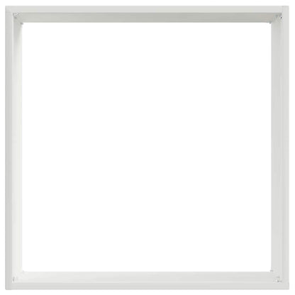 Lawn Edging White 40 x 40 x 13 cm Steel