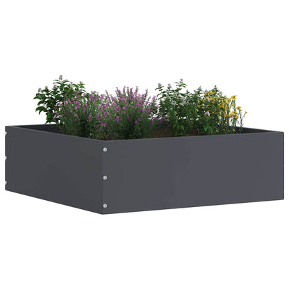 Lawn Edging Anthracite 40 x 40 x 13 cm Steel