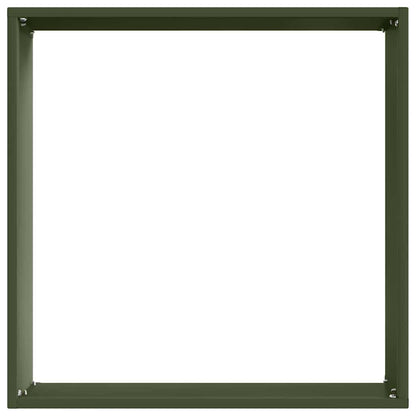 Lawn Edging Olive Green 40 x 40 x 13 cm Steel