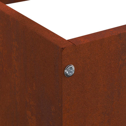 Lawn Edging Rusty 40 x 40 x 13 cm Weathering Steel