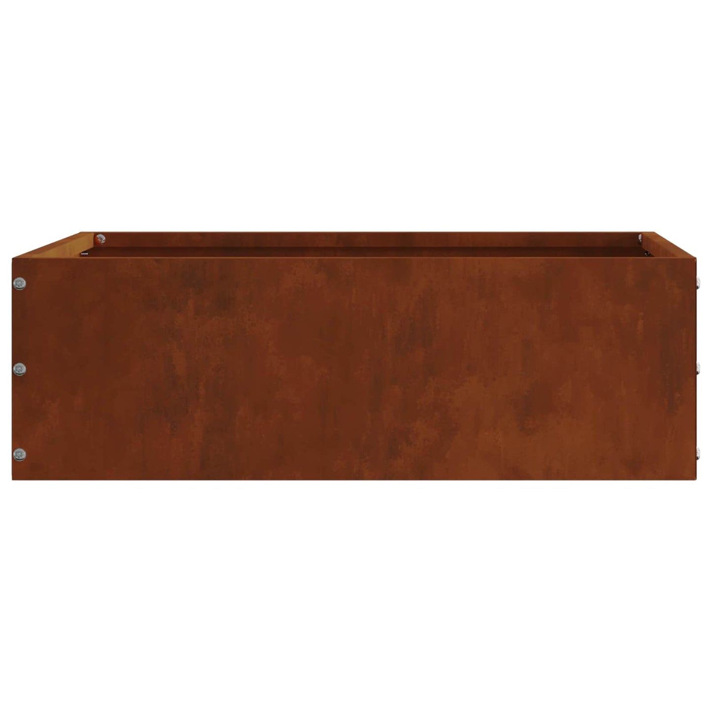 Lawn Edging 6 pcs Rusty 40 x 40 x 13 cm Weathering Steel