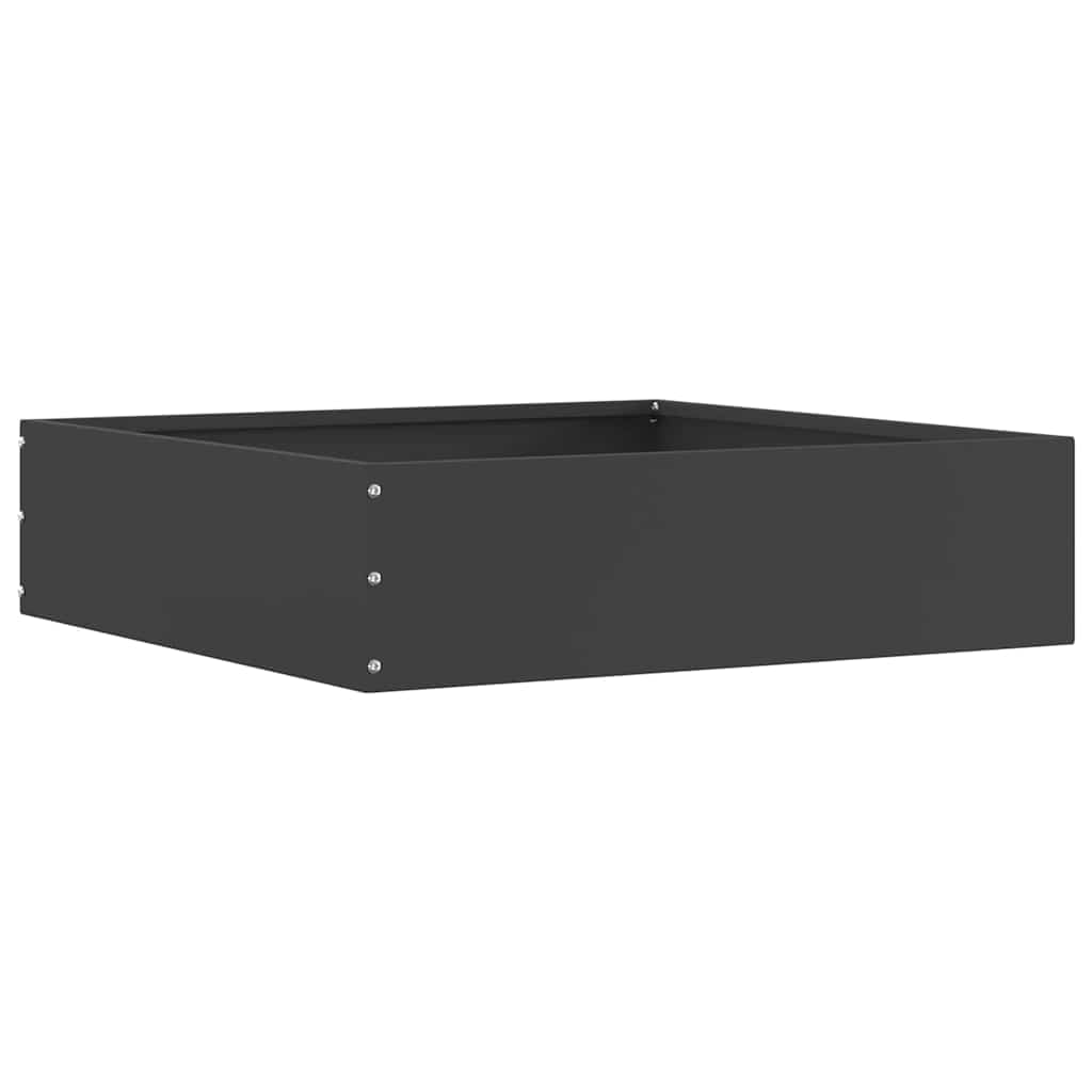 Lawn Edging Black 50 x 50 x 13 cm Steel