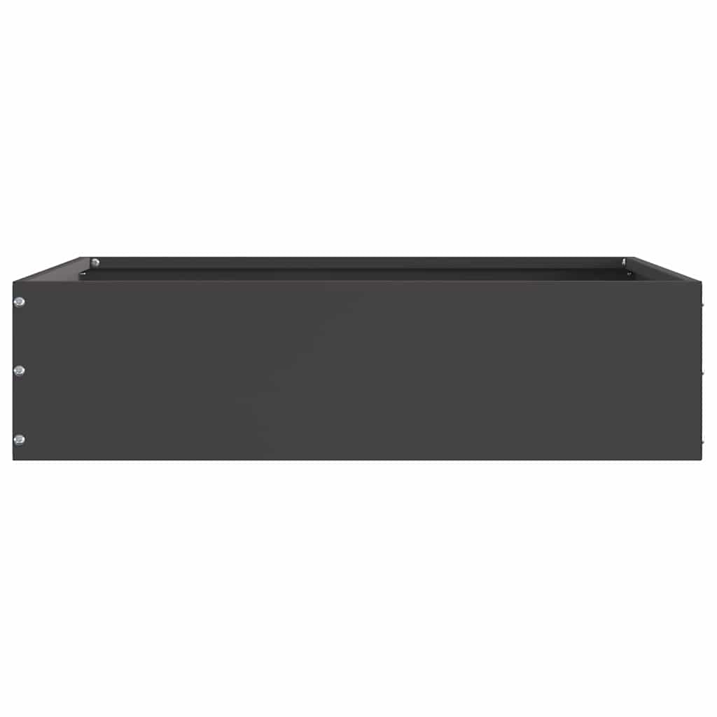 Lawn Edging Black 50 x 50 x 13 cm Steel