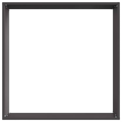 Lawn Edging Black 50 x 50 x 13 cm Steel