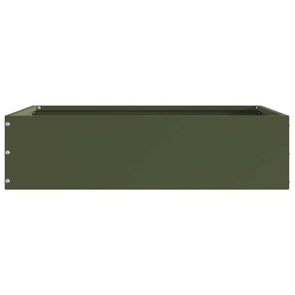 Lawn Edging Olive green 50 x 50 x 13 cm Steel