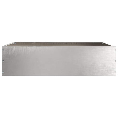 Lawn Edging 50 x 50 x 13 cm Stainless Steel Silver