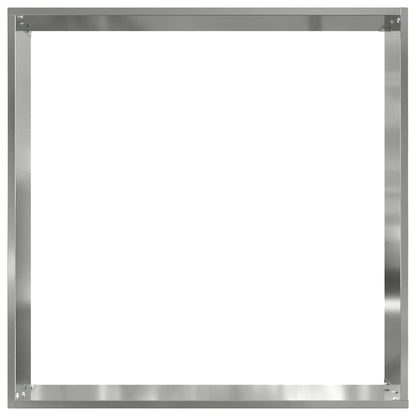 Lawn Edging 6 pcs 50 x 50 x 13 cm Galvanised Steel Silver