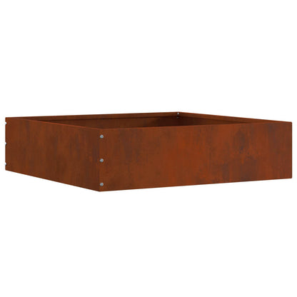 Lawn Edging Rusty 50 x 50 x 13 cm Weathering Steel
