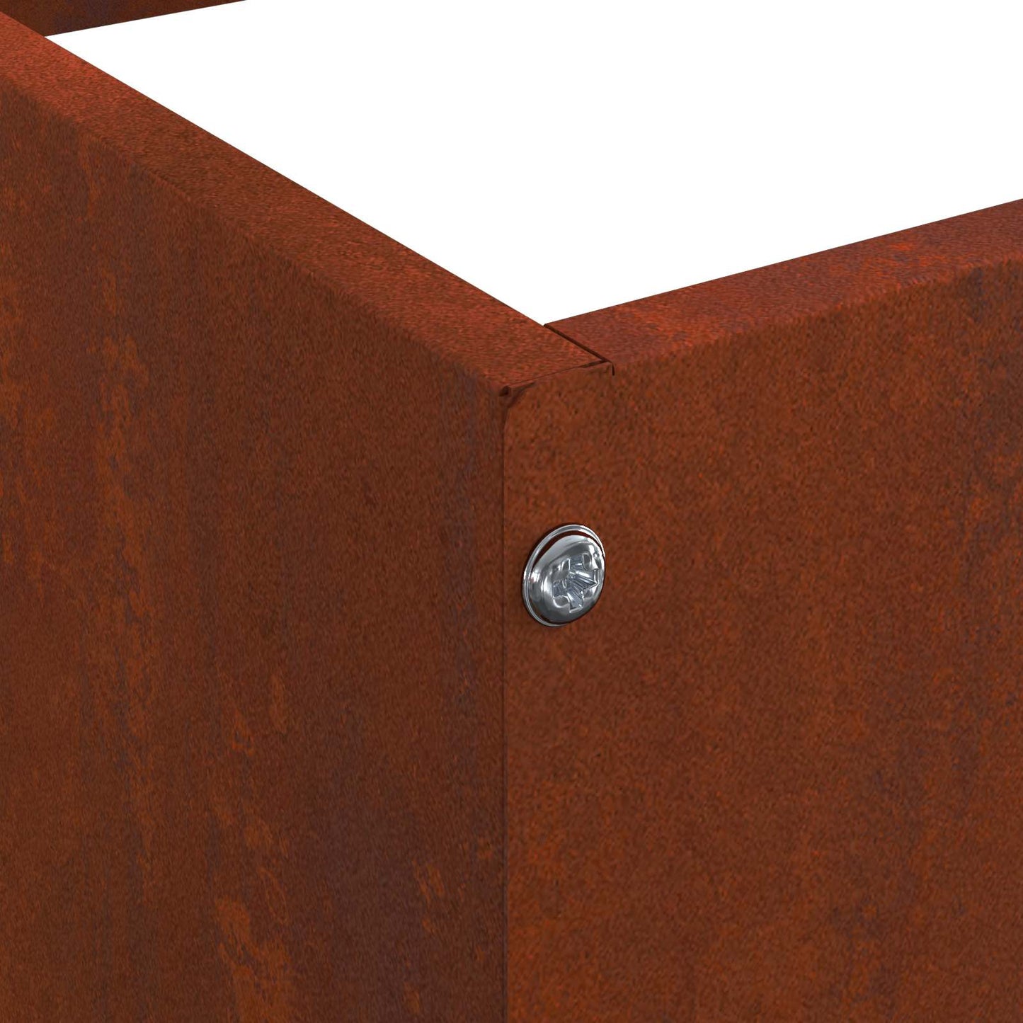Lawn Edging 6 pcs Rusty 50 x 50 x 13 cm Weathering Steel