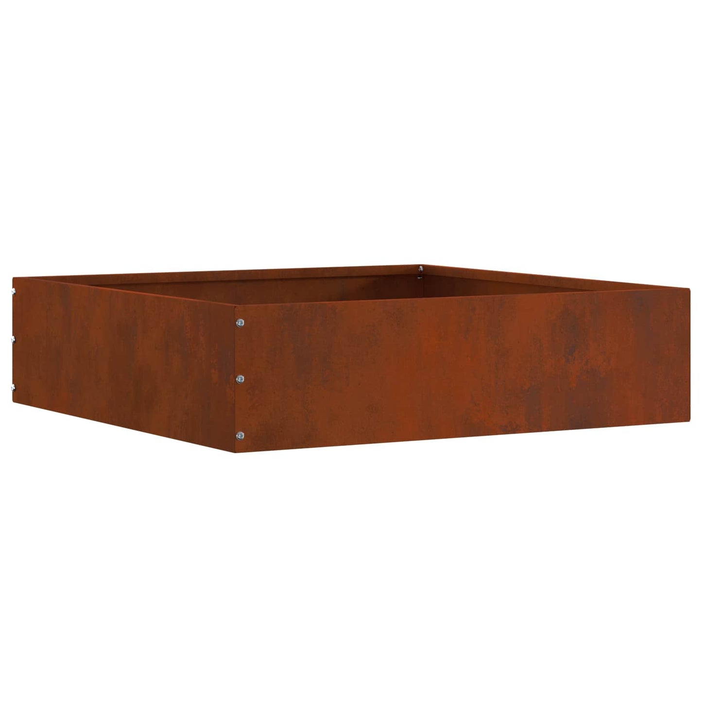 Lawn Edging 6 pcs Rusty 50 x 50 x 13 cm Weathering Steel