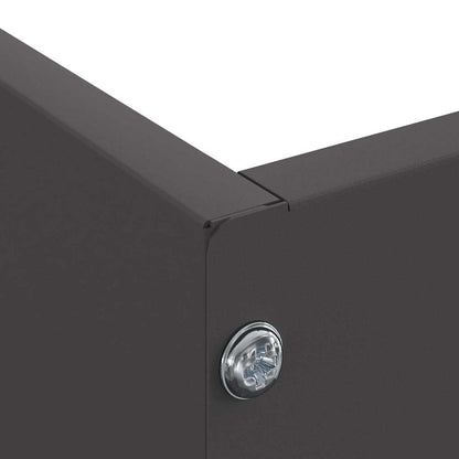 Lawn Edging Black 60 x 60 x 13 cm Steel