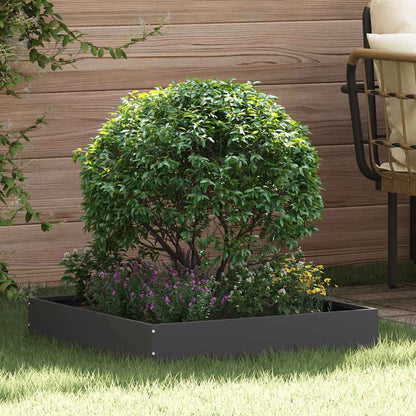 Lawn Edging Black 60 x 60 x 13 cm Steel