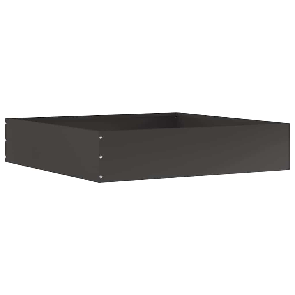 Lawn Edging Black 60 x 60 x 13 cm Steel