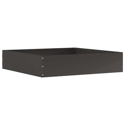Lawn Edging Black 60 x 60 x 13 cm Steel