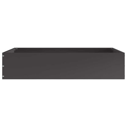 Lawn Edging Black 60 x 60 x 13 cm Steel