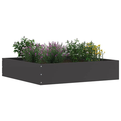 Lawn Edging Black 60 x 60 x 13 cm Steel