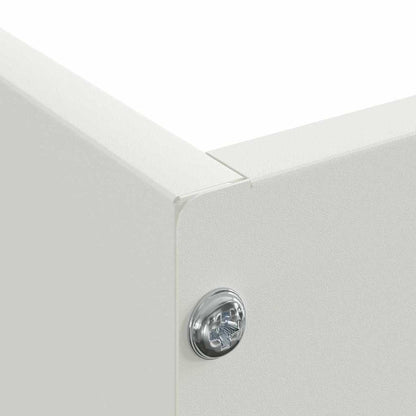 Lawn Edging White 60 x 60 x 13 cm Steel