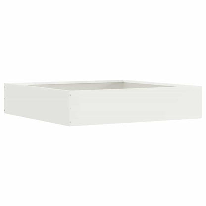 Lawn Edging White 60 x 60 x 13 cm Steel