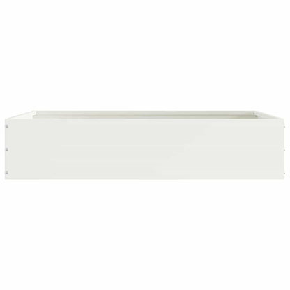 Lawn Edging White 60 x 60 x 13 cm Steel
