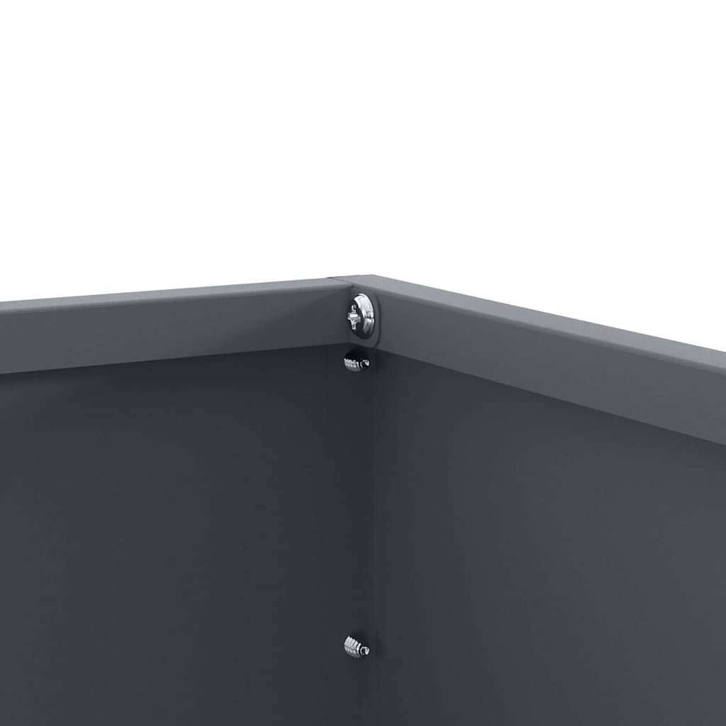 Lawn Edging Anthracite 60 x 60 x 13 cm Steel