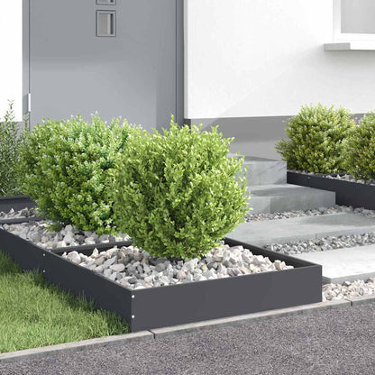 Lawn Edging Anthracite 60 x 60 x 13 cm Steel